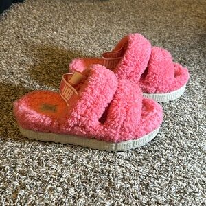 Women's UGG Oh Fluffita Platform Pink Rose